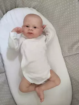 Кукла реборн силиконовая с 3d-рисунком, 50 см