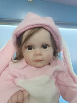 Кукла реборн силиконовая с 3D рисунком, 60 см