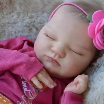 Кукла реборн силиконовая виниловая, 49 см