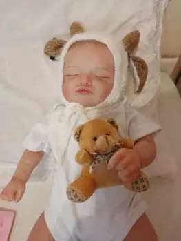 Кукла реборн спящий мягкий, 49 см, с венами