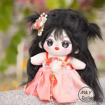 Кукла с длинными волосами для девочек, 20 см