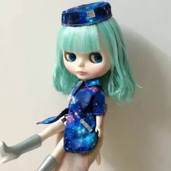 Кукла шарнирная Neo Vintage Blyth с голубыми волосами, Классическая сияющая кукла блайз, игрушка для девочек на заказ, подвижная фигурка тела, коллекция, Unbox