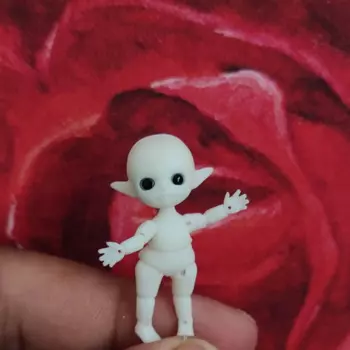 Кукла шарнирная с эльфом, 3,5 см