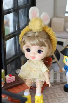 Кукла шарнирная с белыми мышцами, 8 точек