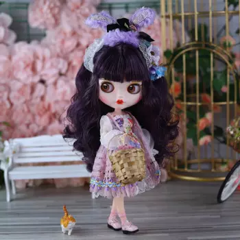 Кукла шарнирная с большими кроличьими зубами, 30 см