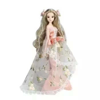 Кукла шарнирная с париком, 30 см, 14 шарниров