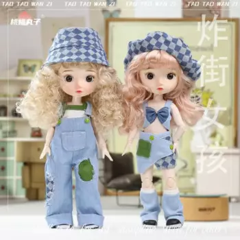 Кукла шарнирная в виде ковбойской девочки, 33 см