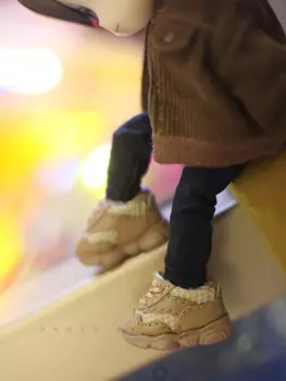 Кукольная обувь для шарнирных кукол OB11 blyth сургуч OB24 Размер BJD модные Универсальные милые кроссовки с медведем