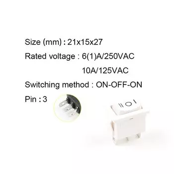 Кулисные переключатели CNNCKDL KCD1 5 шт.