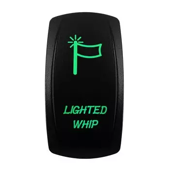 Кулисный переключатель для лодки и автомобиля, 12 В/24 В, водонепроницаемый зеленый светодиод SPST DPDT 20A для ARB/CARLING/NARVA/4x4, механизм для грузовика JCB, замена 111 логотипов