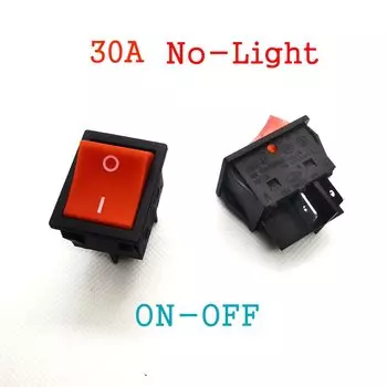 Кулисный Переключатель dpst 30 А 250 В композитный Серебряный контактный корпус Sitch для высокомощного сварочного аппарата ВКЛ-ВЫКЛ Стандартный кулисный переключатель 4 контакта