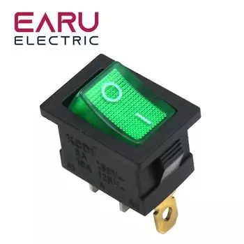 Кулисный переключатель EARUELETRIC KCD1 6A/10A 250V/125VAC
