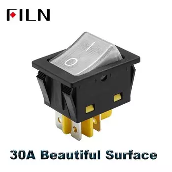 Кулисный переключатель FILN KCD4 30А 250В 4 контакта