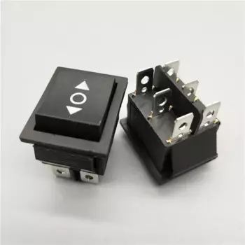 Кулисный переключатель KCD4 ZHRIVOER черный 1 штука