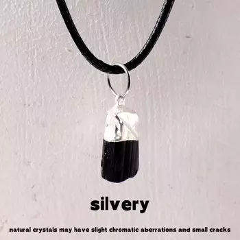 Кулон черный турмалин Apengshi