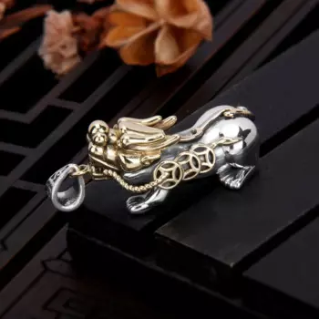 Кулон из серебра 925 пробы, 15-17 г, для мужчин и женщин