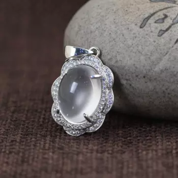 Кулон из серебра 925 пробы с тыквой FNJ