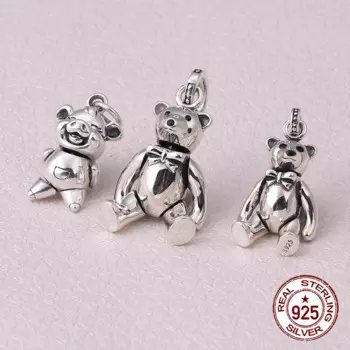 Кулон из серебра 925 пробы в стиле хип-хоп