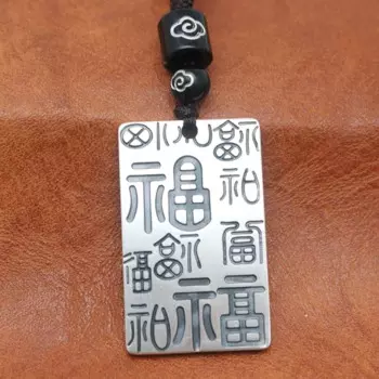 Кулон Прямоугольный из серебра 999 пробы, 16-17 г