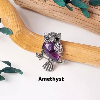 Кулон с аметистом Runyangshi