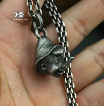 Кулон в виде сказочного героя из серебра 925 пробы