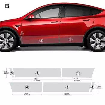 KUNGKIC треугольная защитная пленка для двери автомобиля для Tesla Model 3 Model Y PPF ТПУ, прозрачная ремонтная наклейка, защита от краски 8,5 мил