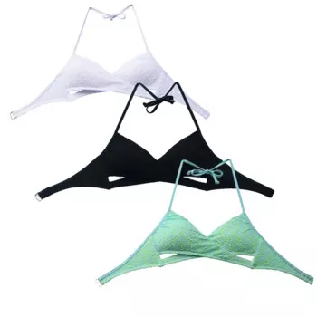 Купальник-бикини женский кружевной с чашками пуш-ап