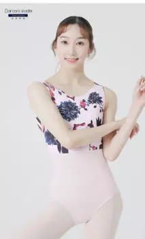 Купальник женский, с большим цветком, для выступлений