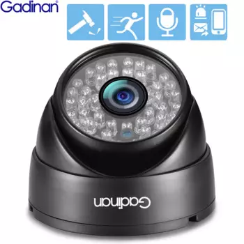 Купольная IP-камера Gadinan H.265 Onvf CCTV с ночным видением, 8 Мп, 4K, ИК, 48 В, POE