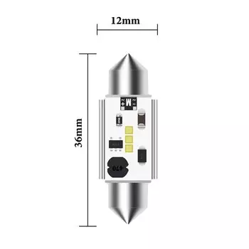 Купольная лампа для чтения, 12-24 В, 31/36/39/41 мм, 1 шт.