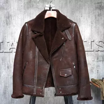 Куртка-бомбер B3 Мужская дубленка Мужская шуба