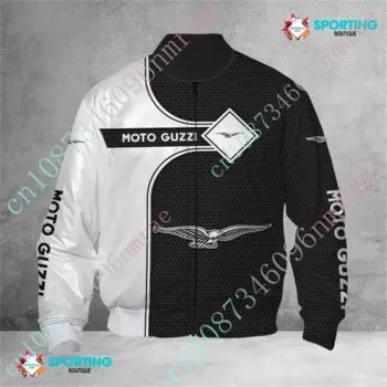 Куртка-бомбер Moto Guzzi, бейсбольная униформа, плотные пальто, ветровка в стиле Харадзюку, куртки для мужчин, одежда в стиле хип-хоп с логотипом на заказ
