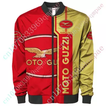 Куртка-бомбер мужская утепленная, с 3D-принтом