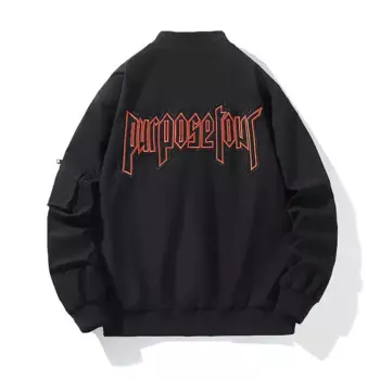 Куртка-бомбер мужская в стиле хип-хоп, оверсайз