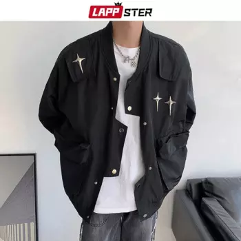 Куртка-бомбер мужская в стиле хип-хоп