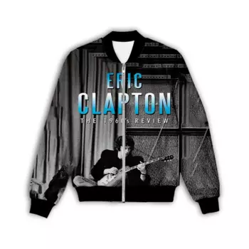 Куртка-бомбер Мужская/женская на молнии, с 3D-принтом