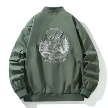 Куртка-бомбер Мужская/Женская в стиле «хип-хоп», 5XL