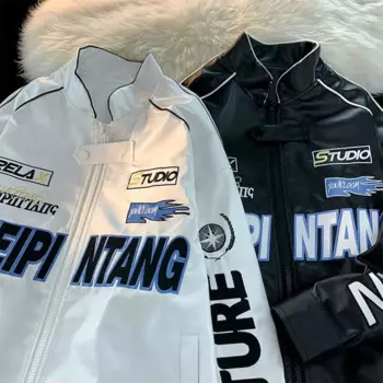 Куртка-бомбер Женская бейсбольная в стиле хип-хоп