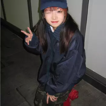 Куртка-бомбер женская в японском стиле, оверсайз, Y2k