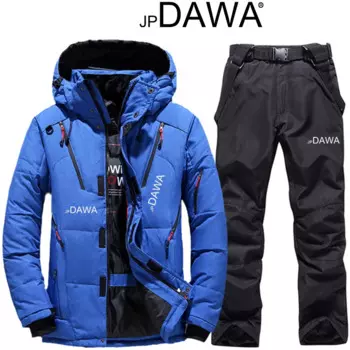 Куртка для рыбалки, зимний лыжный костюм, мужской ветрозащитный лыжный костюм, куртка из белого гусиного пуха, жилет, комплект брюк, зимний костюм, костюм для сноуборда