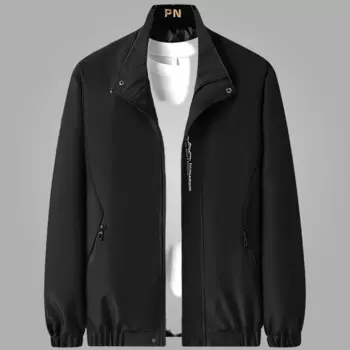 Куртка мужская деловая однотонная, повседневная бейсбольная куртка-бомбер, верхняя одежда, весна