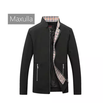 Куртка мужская демисезонная с воротником-стойкой, Повседневная Деловая Модная хлопковая приталенная уличная ветрозащитная куртка, одежда для мужчин