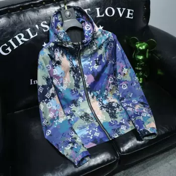 Куртка мужская камуфляжная с капюшоном, на осень, 2024