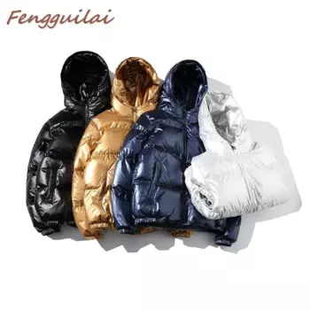 Куртка мужская с капюшоном в стиле хип-хоп, осень 2020