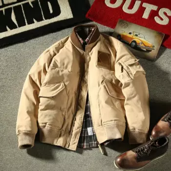 Куртка мужская утепленная, уличная одежда, Бомбер, E900