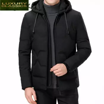 Куртка мужская зимняя с капюшоном, 2021