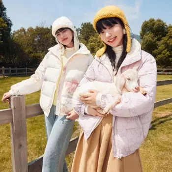 Куртка Semir Женская х/б, с капюшоном, на зиму, 2022