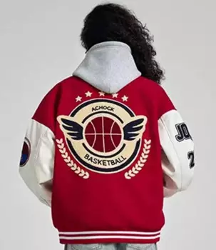 Куртка женская демисезонная с вышивкой, из ПУ кожи