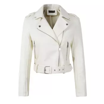 Куртка женская из искусственной кожи, Осень-зима