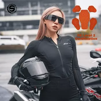 Куртка женская мотоциклетная, защитная верхняя одежда, винтажная из натуральной кожи, Двухуровневая защита CE